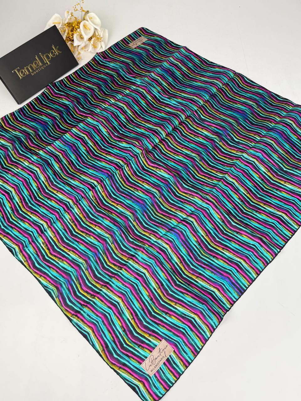 La Boutique - İlkbahar Yaz Twill İpek Eşarp 2314