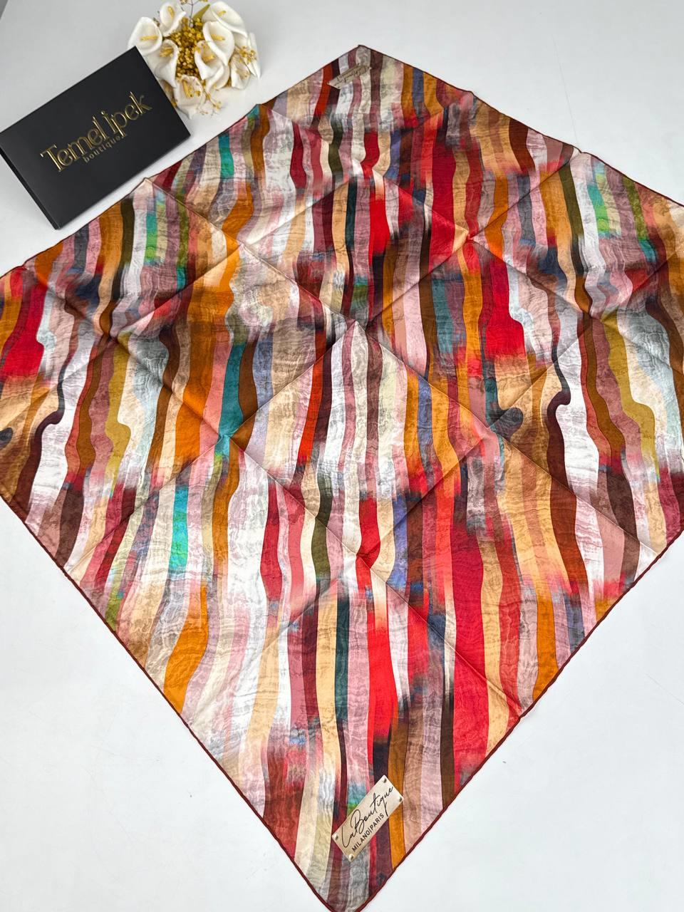 La Boutique - Kış Twill İpek Eşarp 1924T