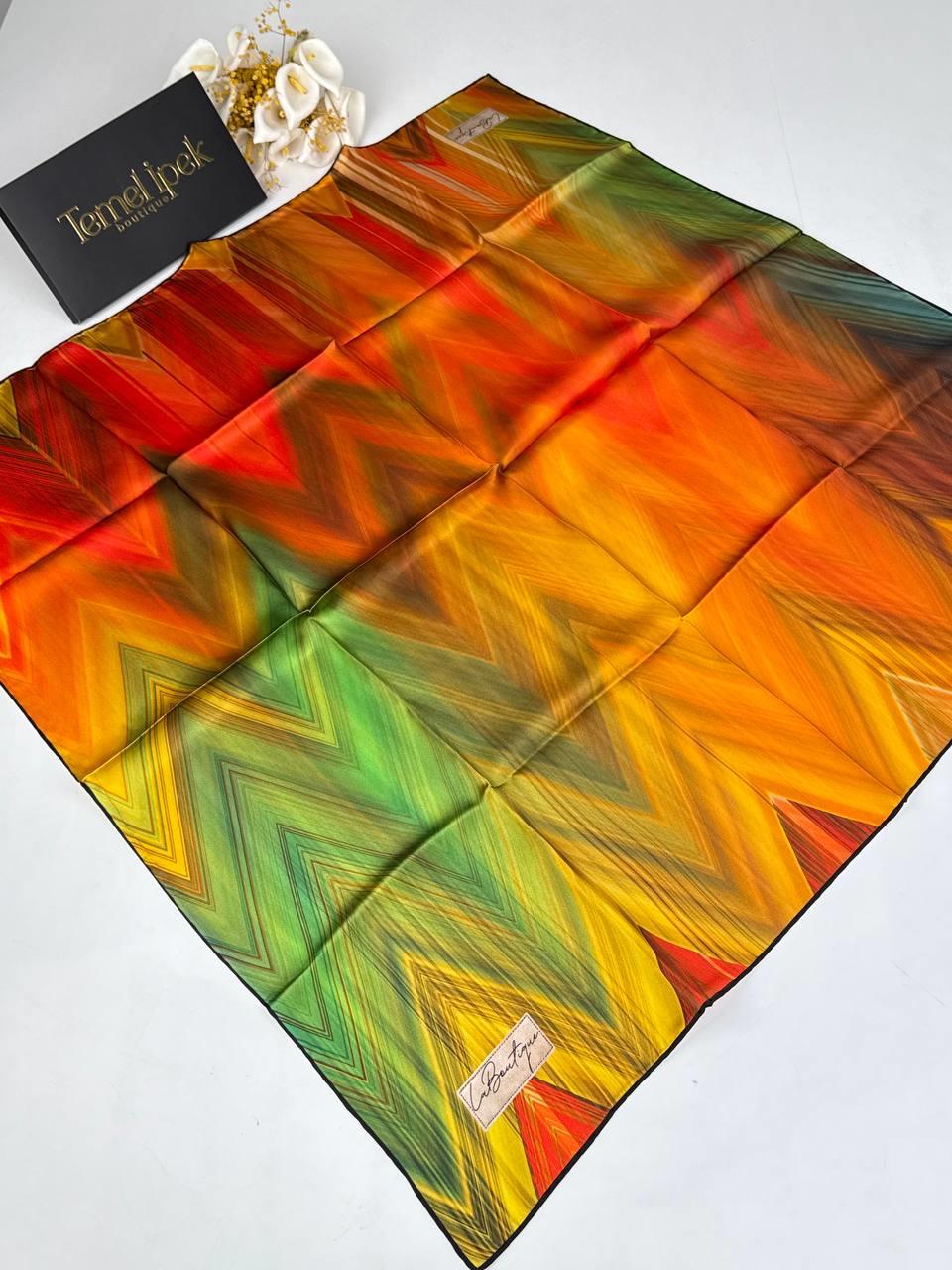 La Boutique - Sonbahar Kış Twill İpek Eşarp 2183T