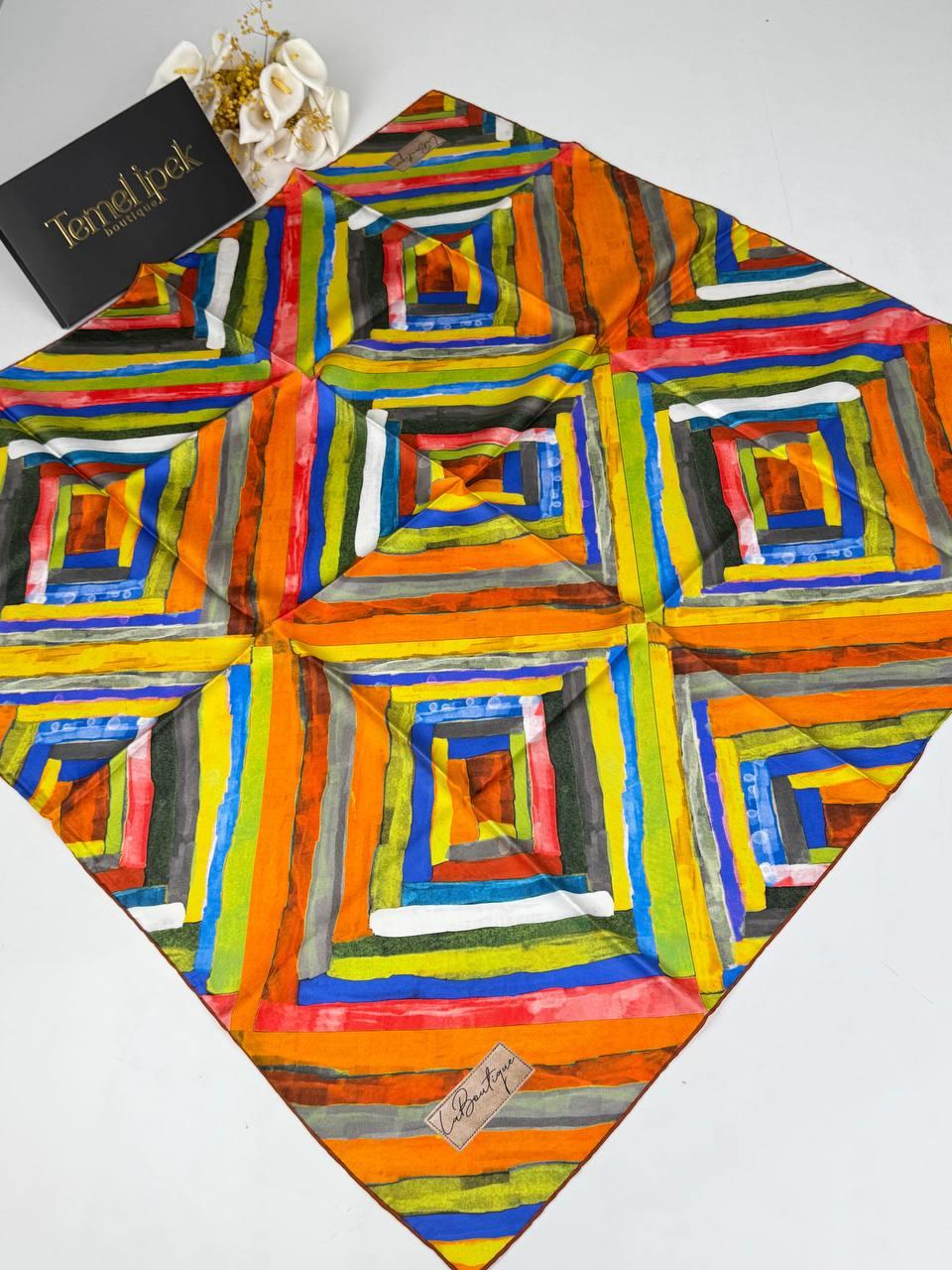 La Boutique - Sonbahar Kış Twill İpek Eşarp 2179T