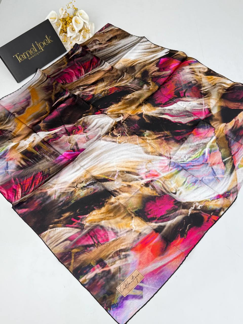 La Boutique - Sonbahar Kış Twill İpek Eşarp 2143
