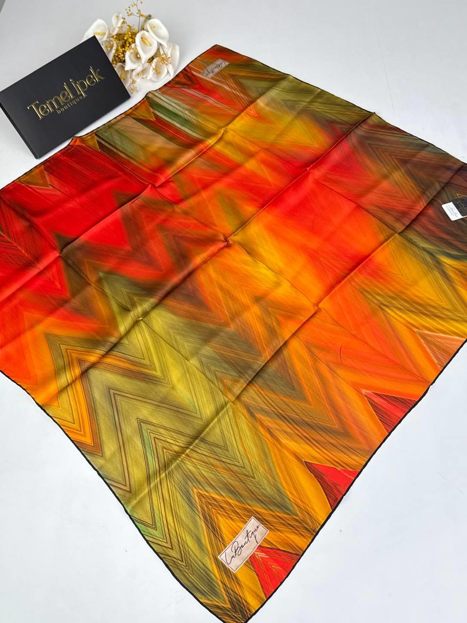 La Boutique - Sonbahar Kış Twill İpek Eşarp 2183T