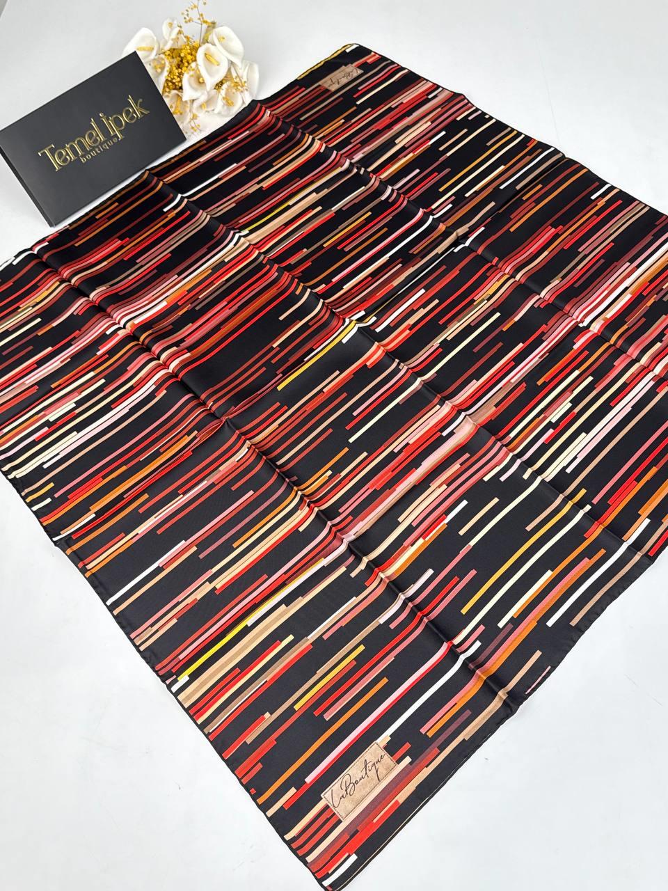 La Boutique - Sonbahar Kış Twill İpek Eşarp 2142T