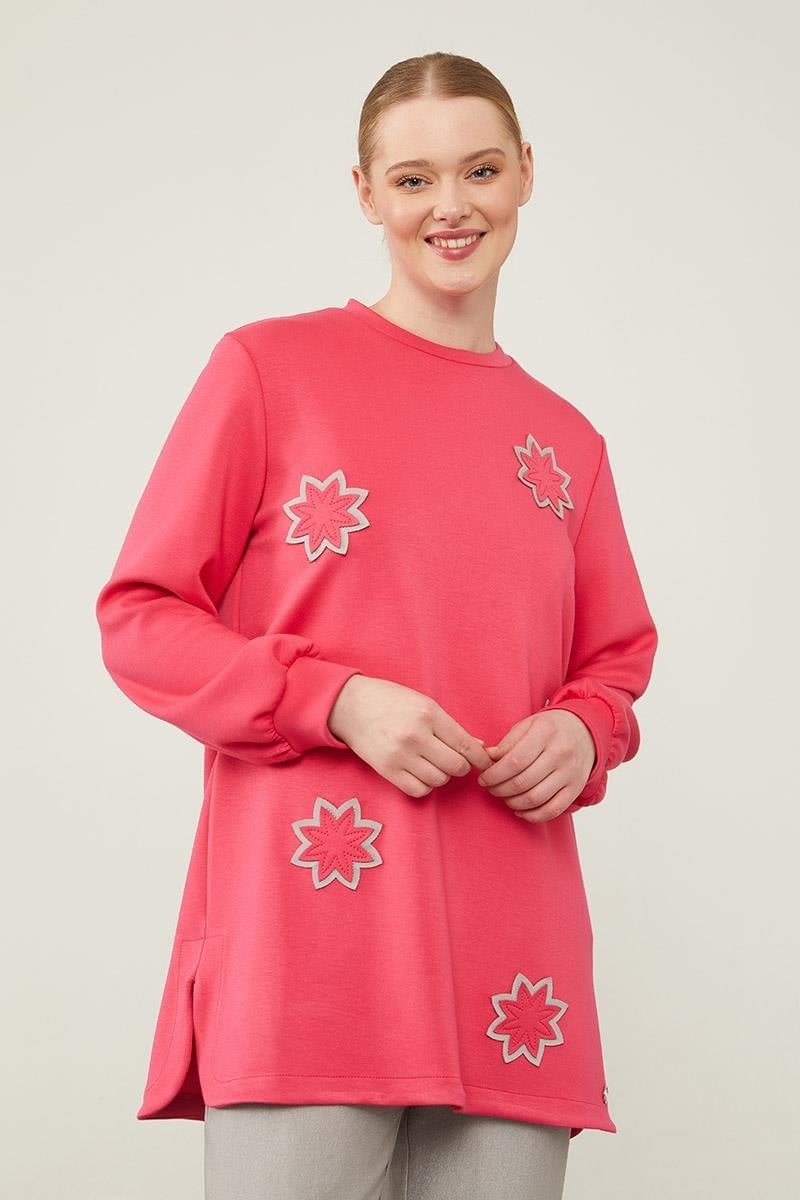 Levidor - Çiçek Nakışlı Sweat 270088
