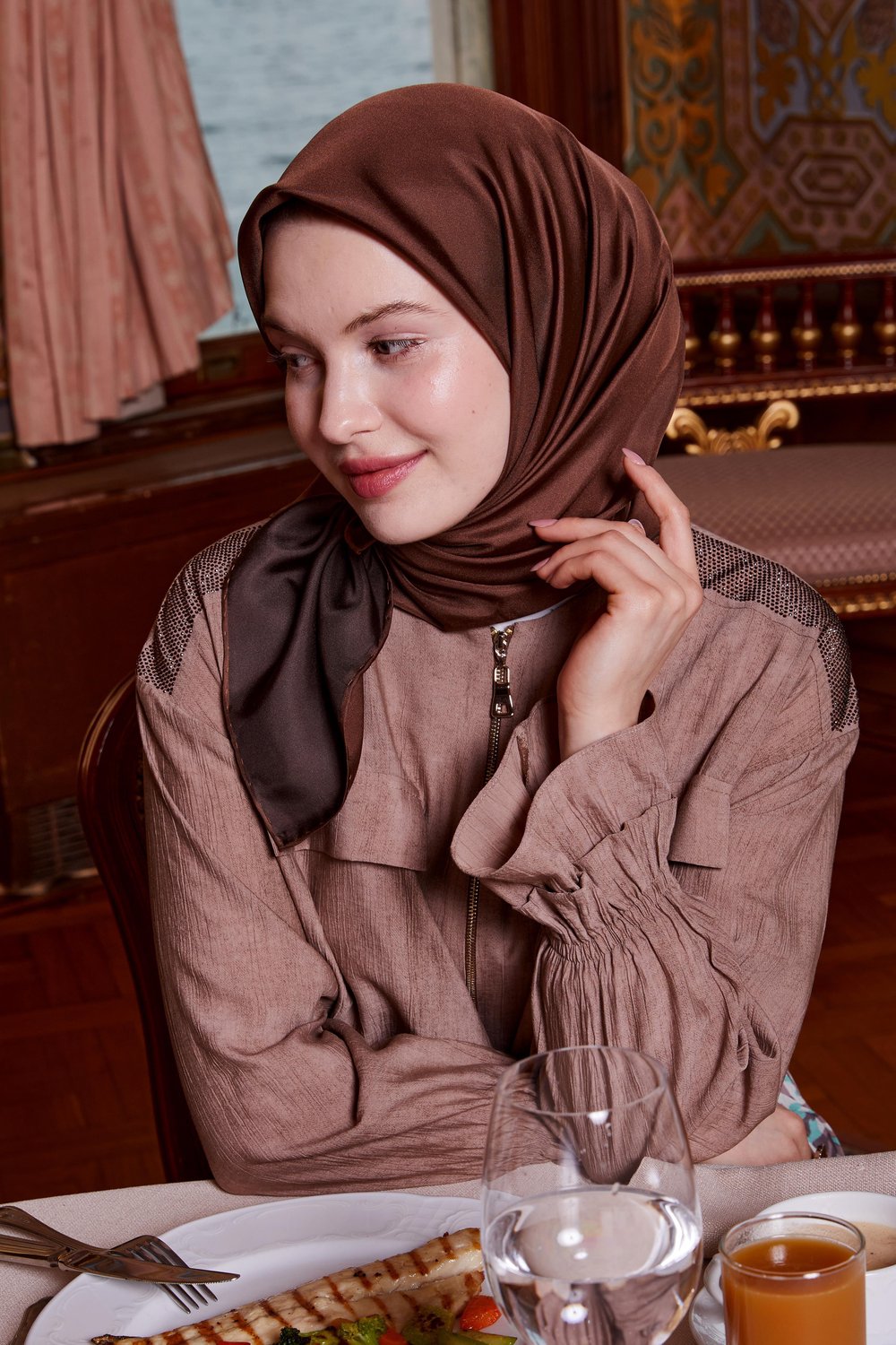 Levidor - Çift Taraflı Twill İpek Eşarp 11869