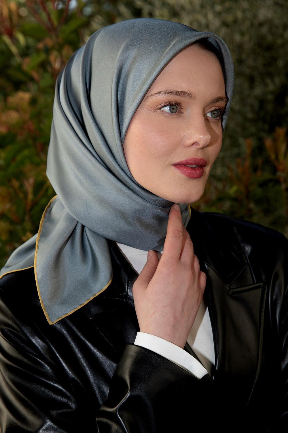 Levidor - Çift Taraflı Twill İpek Eşarp 11869