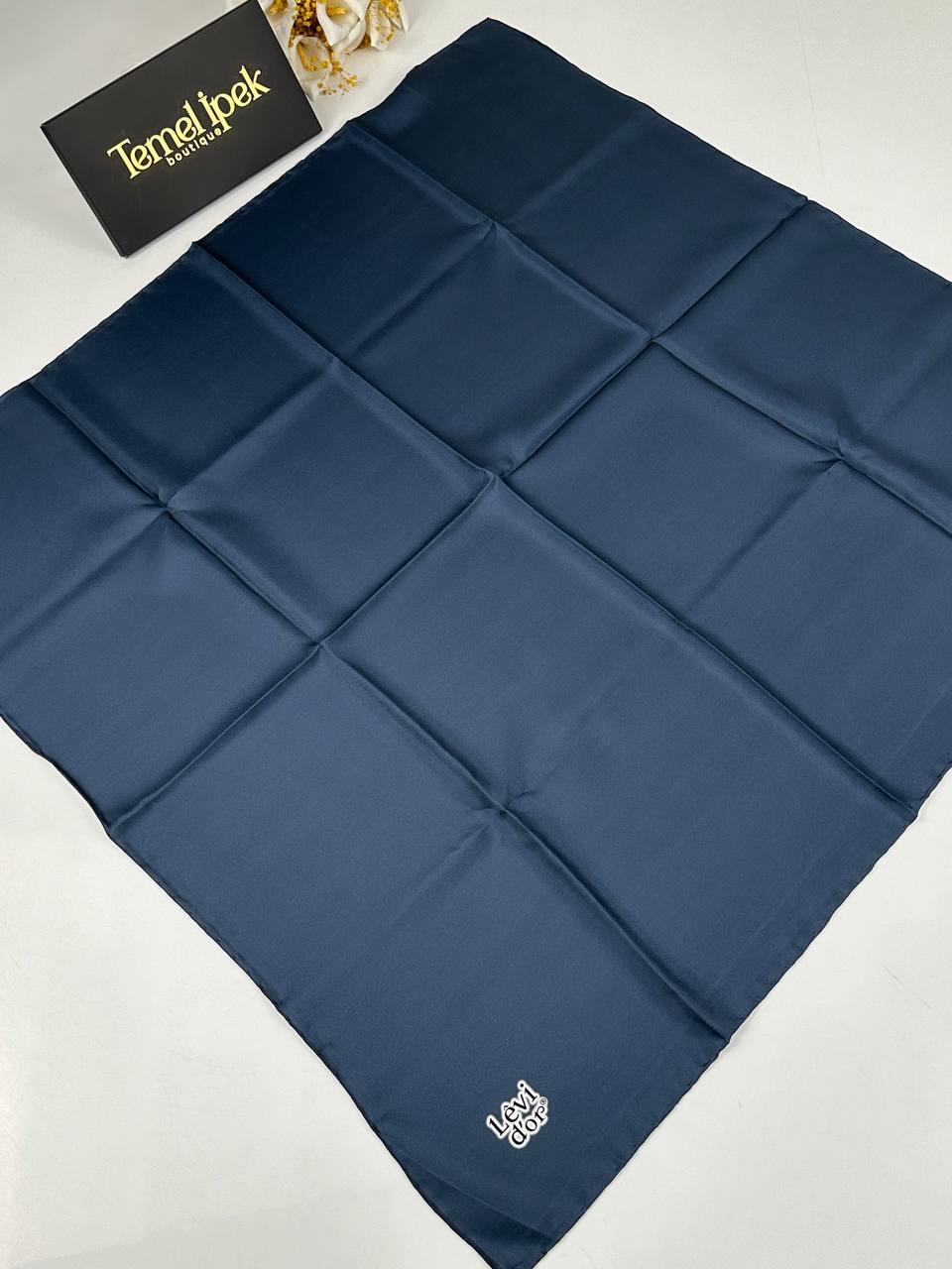 Levidor - Düz Renk Twill İpek Eşarp 01617