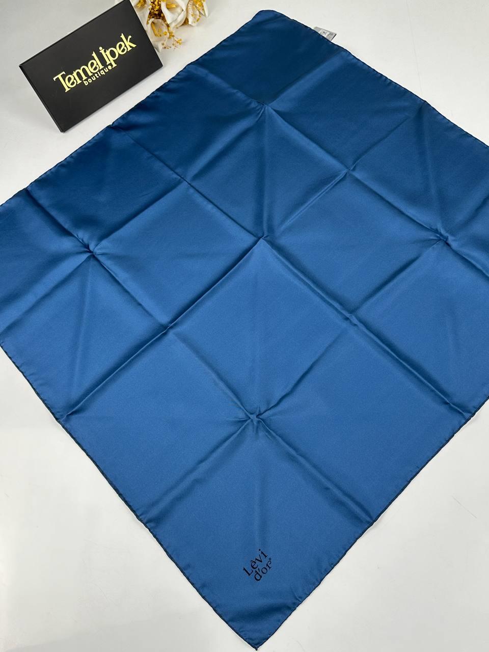 Levidor - Düz Renk Twill İpek Eşarp 01617