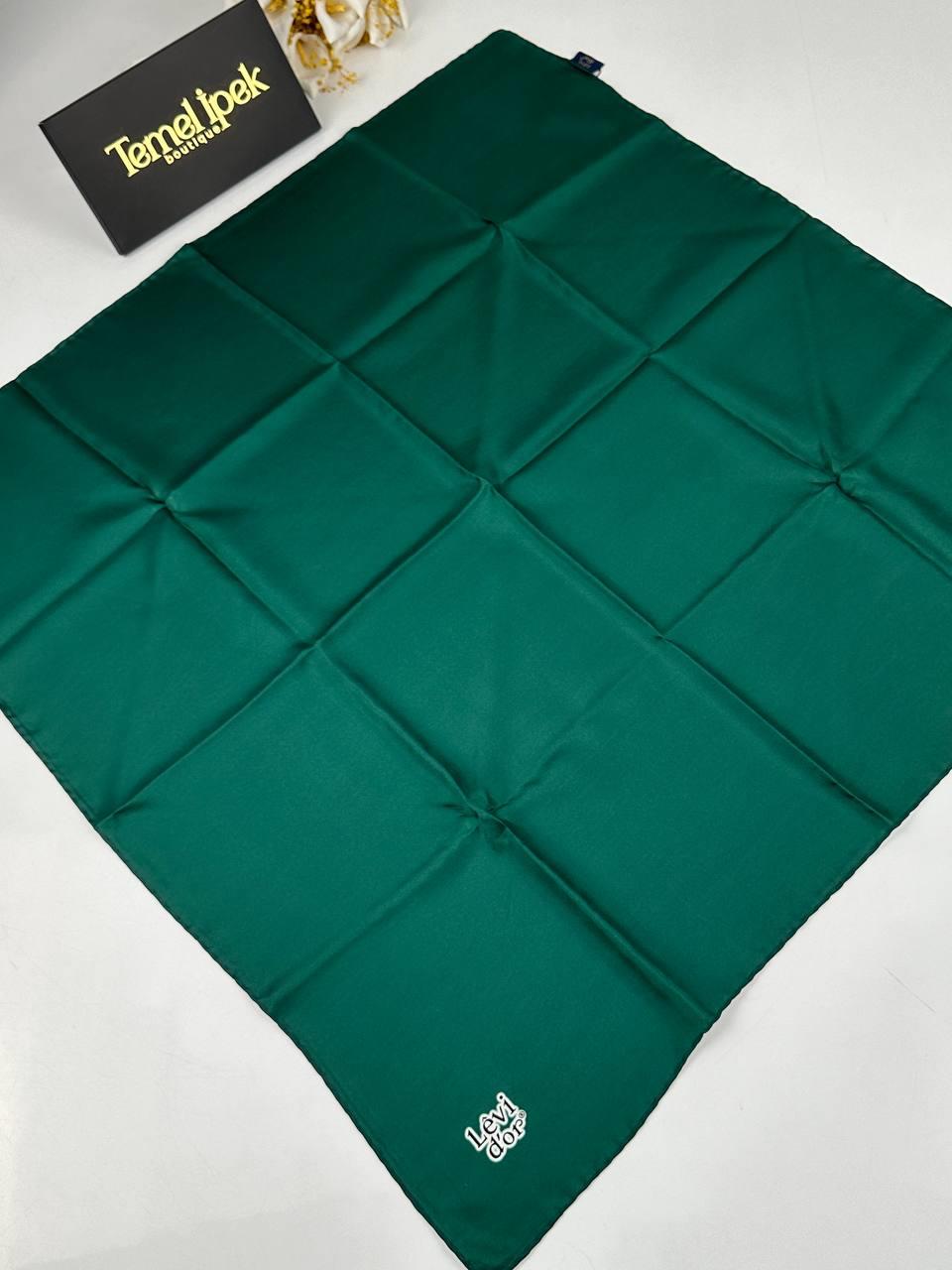 Levidor - Düz Renk Twill İpek Eşarp 01617