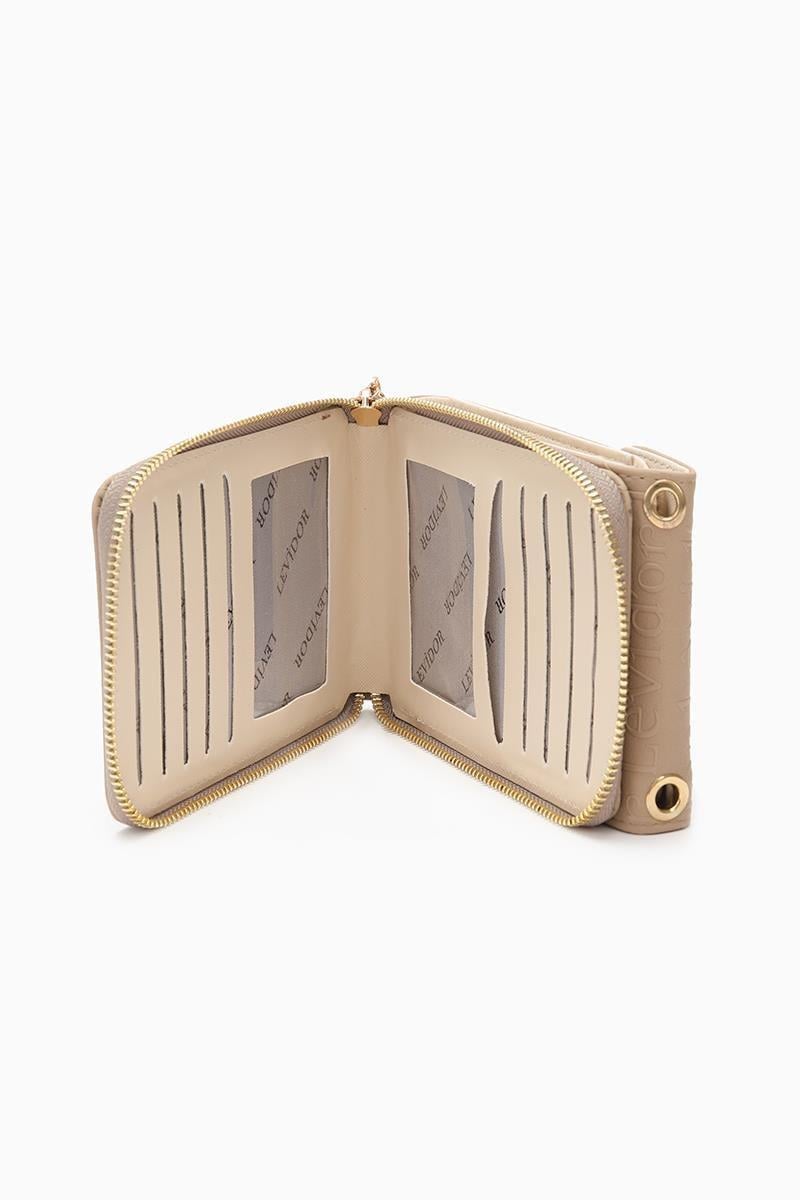 Levidor - Monogram Baskılı Cüzdan Çanta LVSS2291007