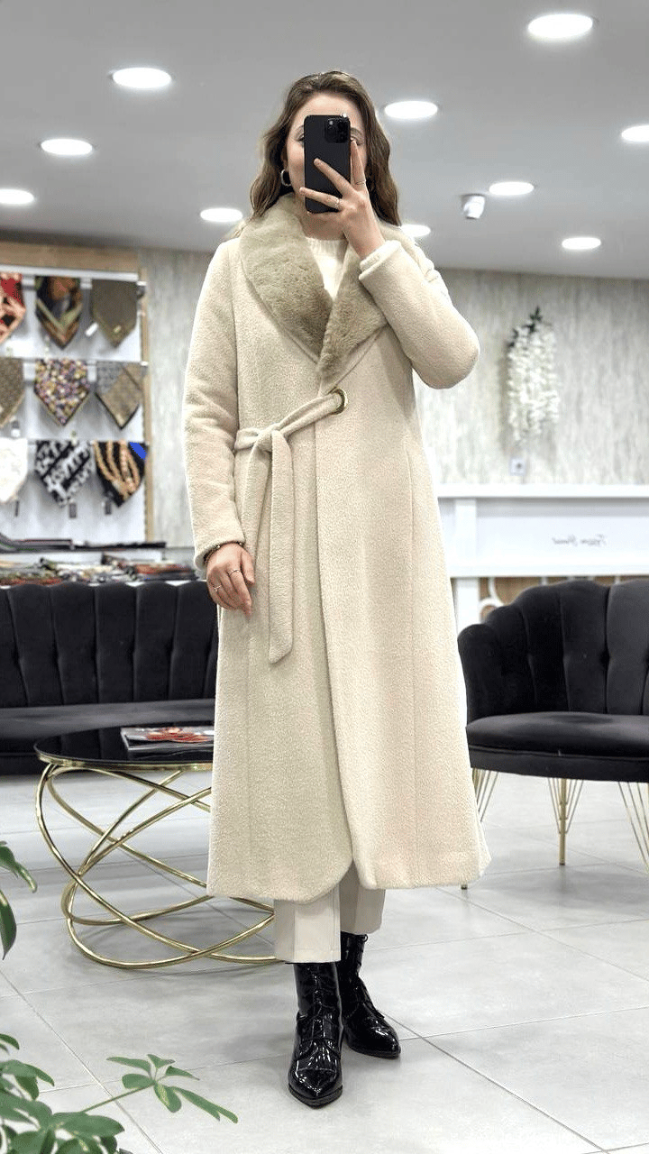 Matex - Seyyar Kürk Yaka Kaban 6099