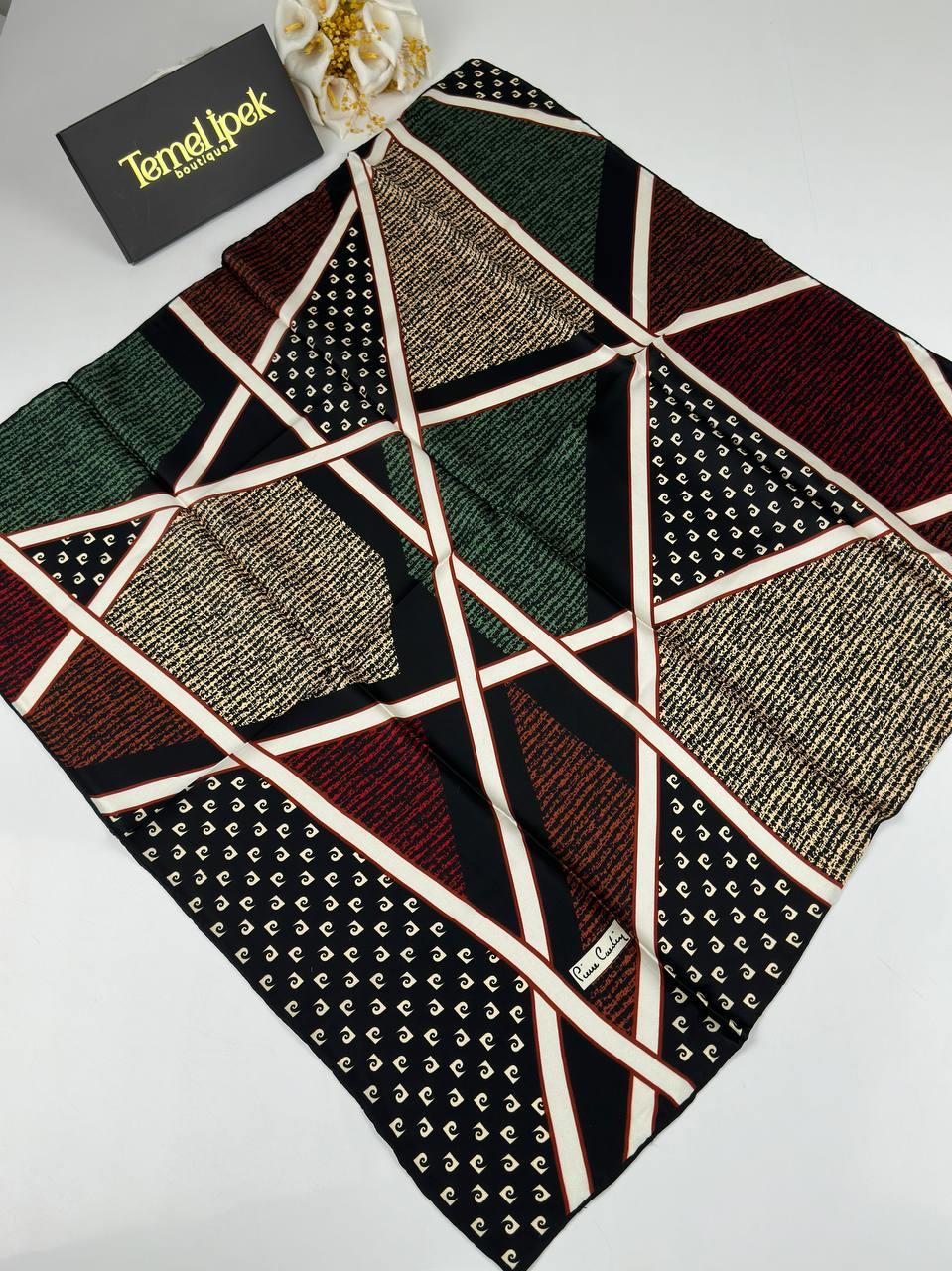Pierre Cardin - İpek Krep Saten Eşarp 7889230