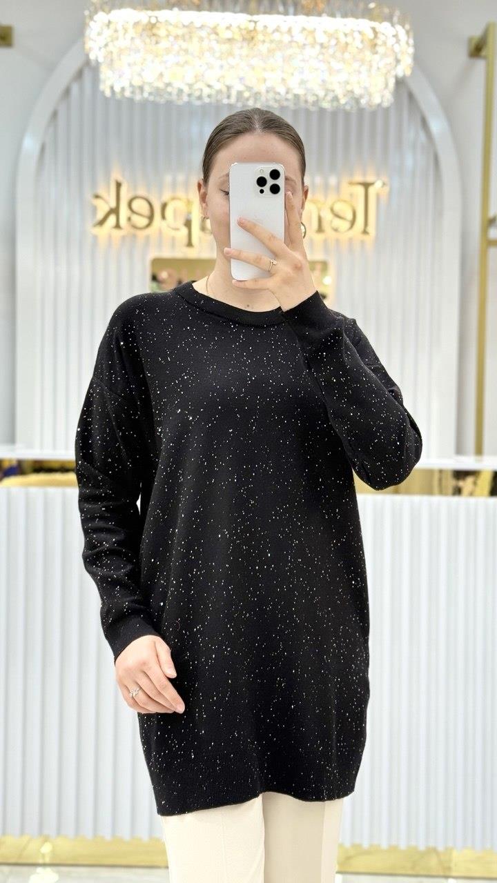 Pul Detaylı Oversize Tunik 145117