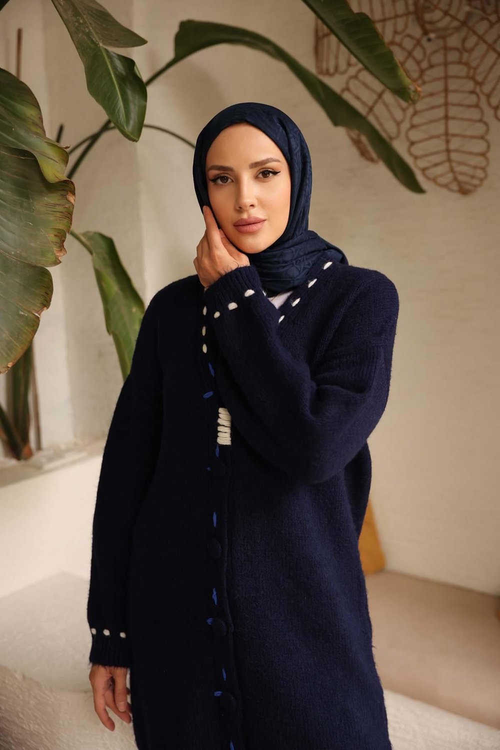 Şardonlu Elişili Hırka 3170