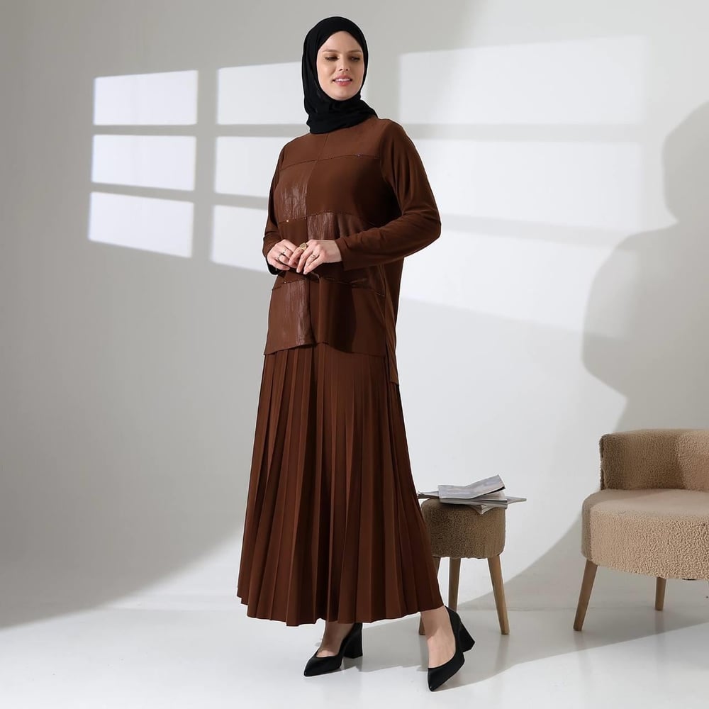 Sendy Kumaş Etekli Takım 1418