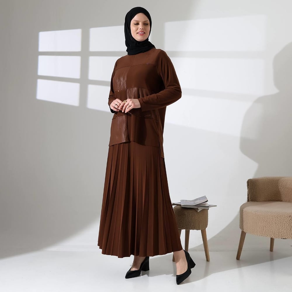Sendy Kumaş Etekli Takım 1418
