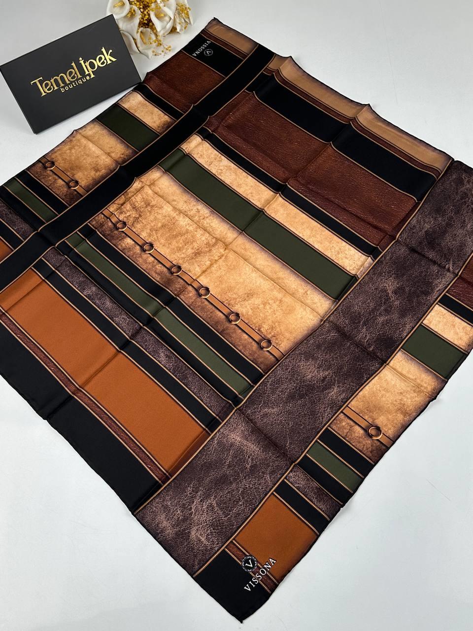 Vissona - Twill İpek Eşarp 03154