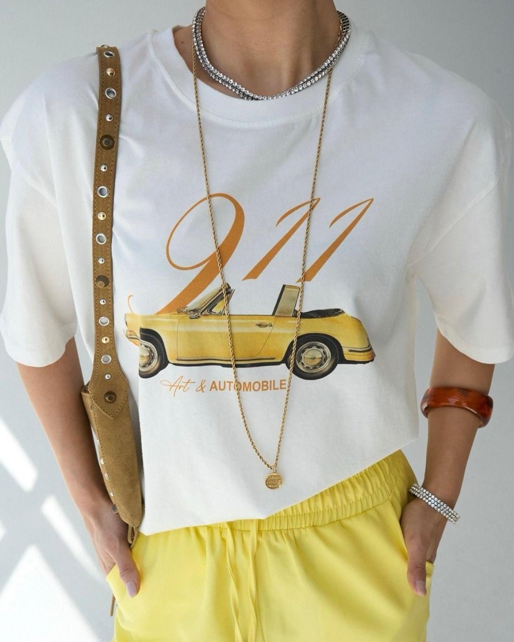 Vintage Arabalı Tshirt