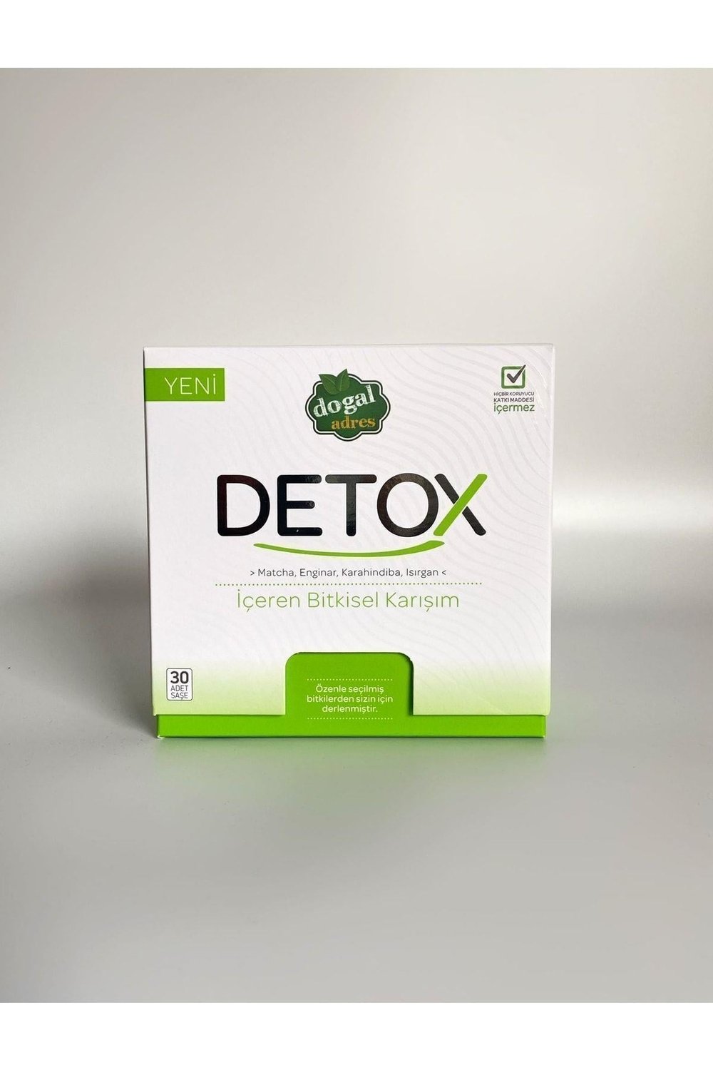 Detox Diyete Destek Mate Ve Matcha Içeren Bitkisel Çay Karışımı 30 Adet
