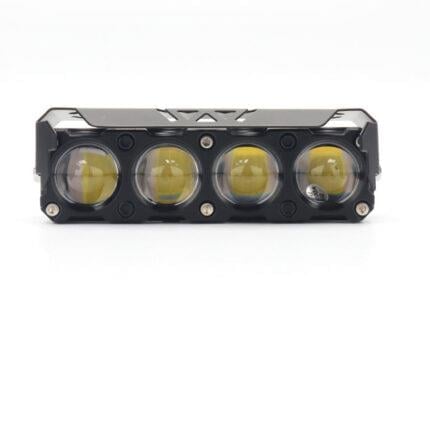 4 Lensli Şimşek Modlu LED Far Barı (12V – 60V) | Güçlü Aydınlatma & Yüksek Görünürlük