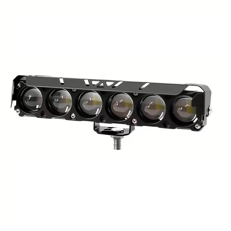 6 Lensli Şimşek Modlu LED Far Barı (12V – 60V) | Güçlü Aydınlatma & Yüksek Görünürlük
