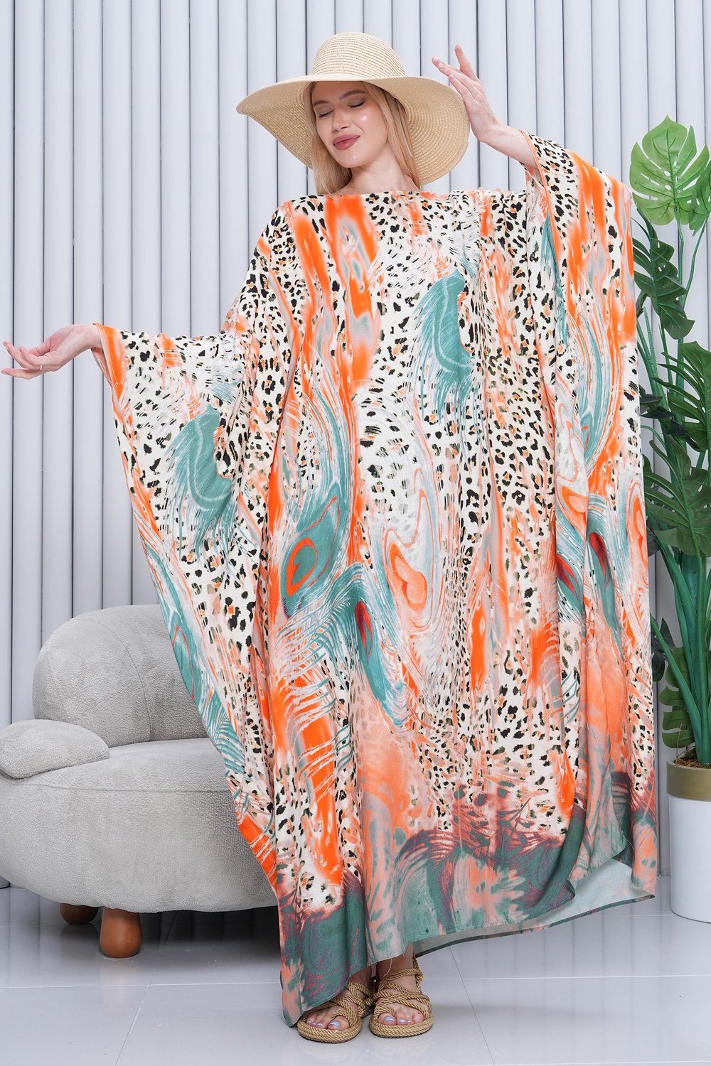  Desenli Abaya