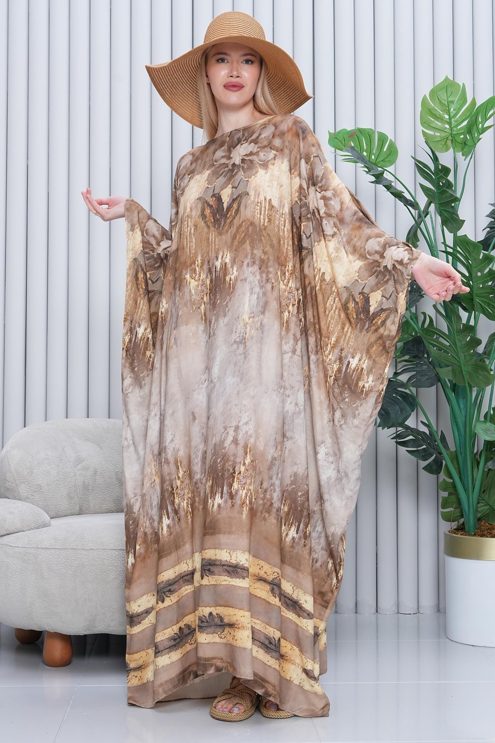  Desenli Abaya