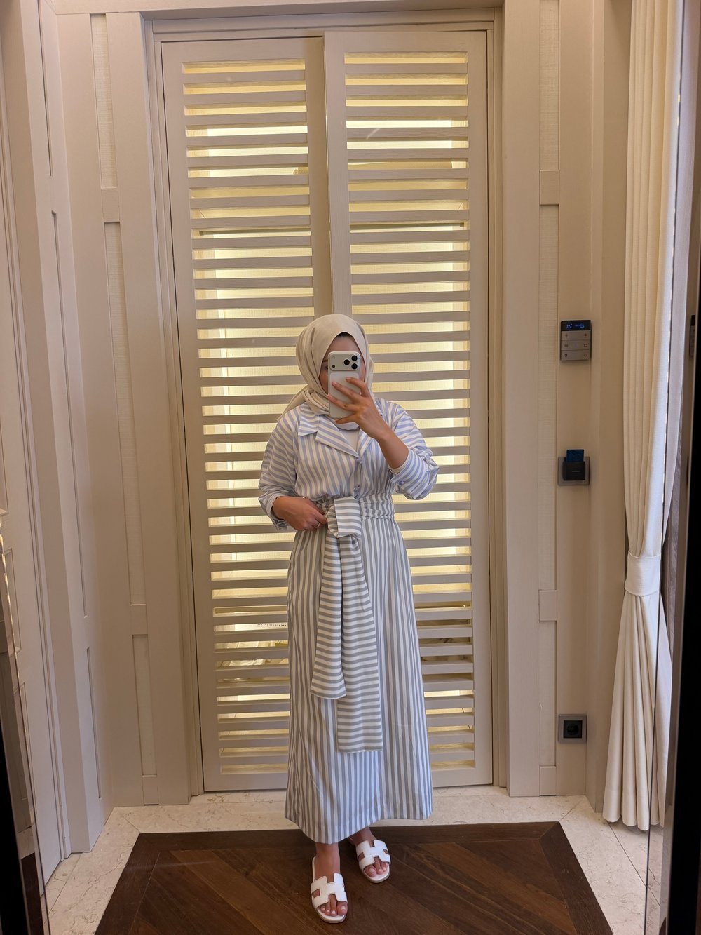 MAREN GÖMLEK ELBİSE- MAVİ