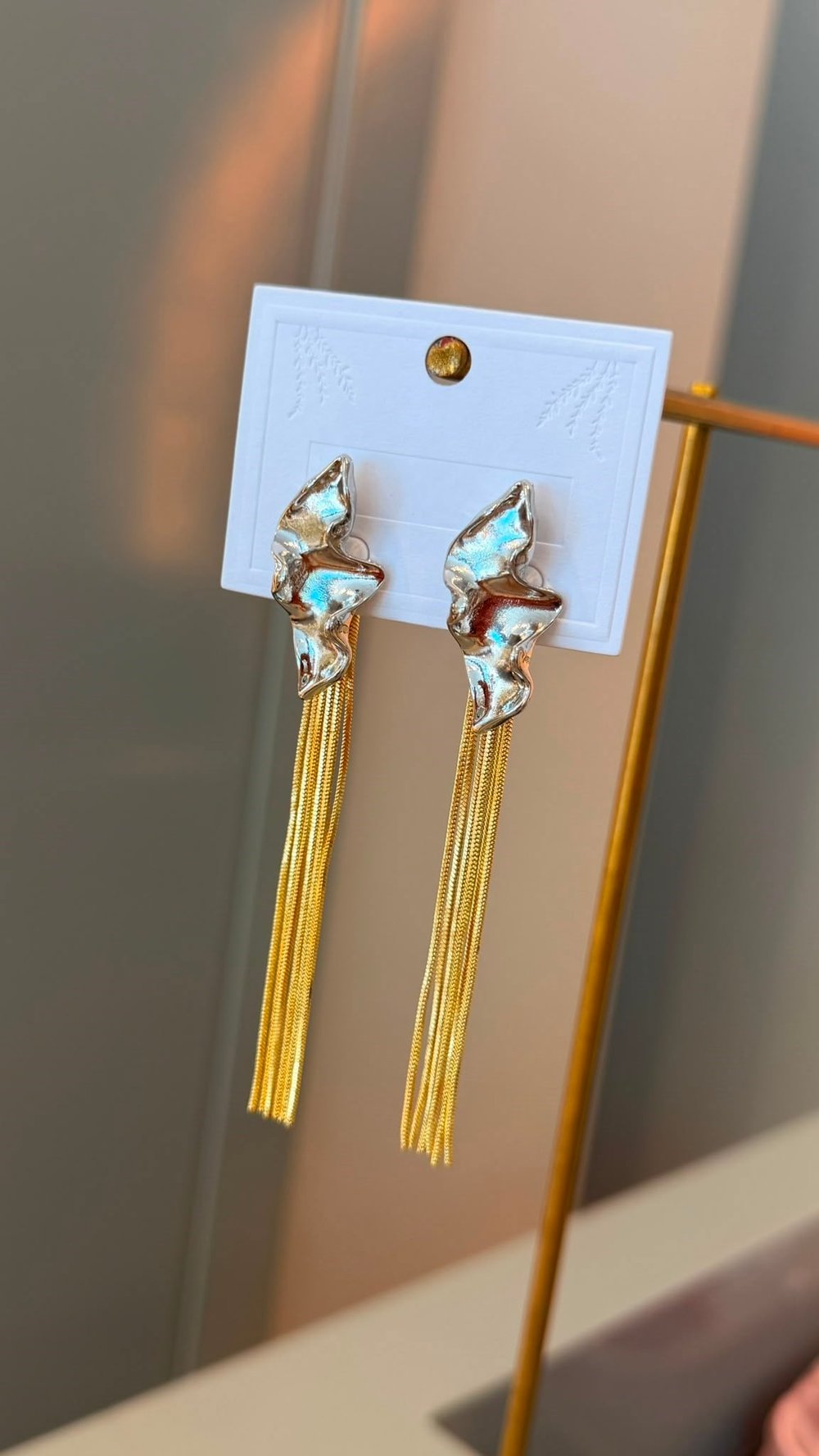 Gold-Silver Hayalet Küpe