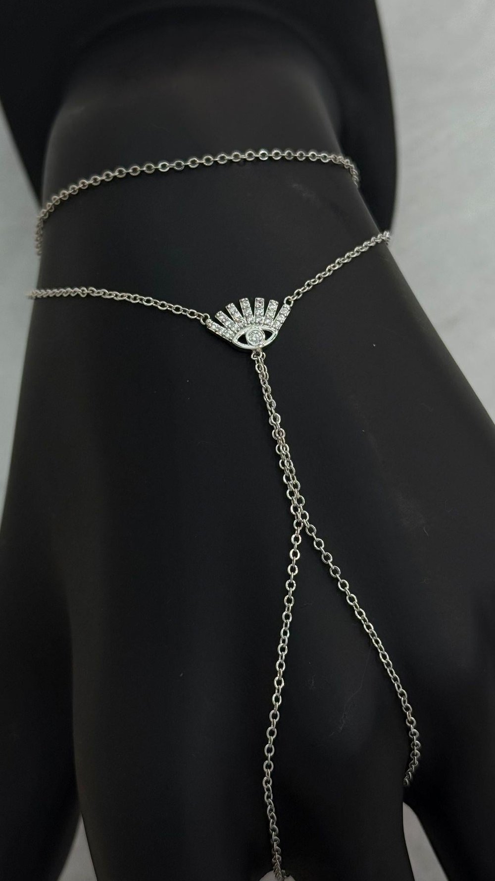 Göz Detaylı Silver Şahmeran