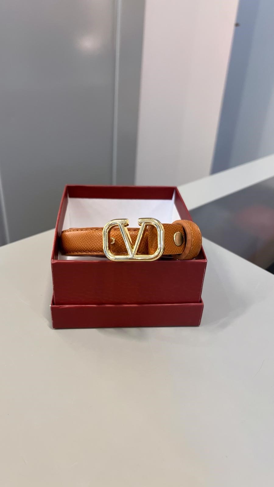 Marka Model Gold Tokalı Taba Renk Kemer