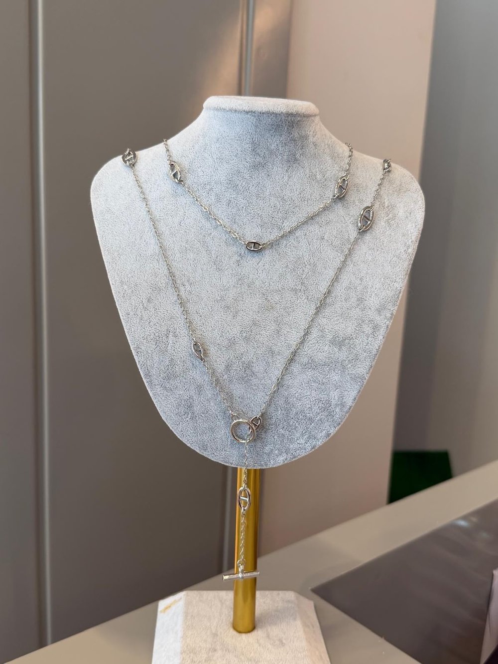 Marka Model Silver Kolye (118 cm)