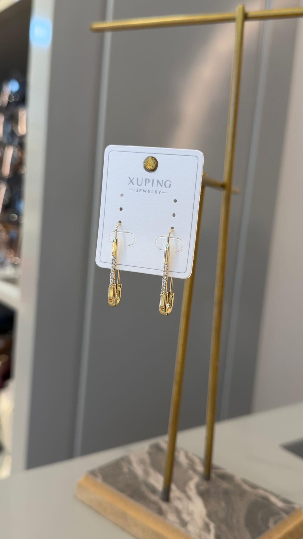 Özel Seri 14K Çengelli İğne Küpe