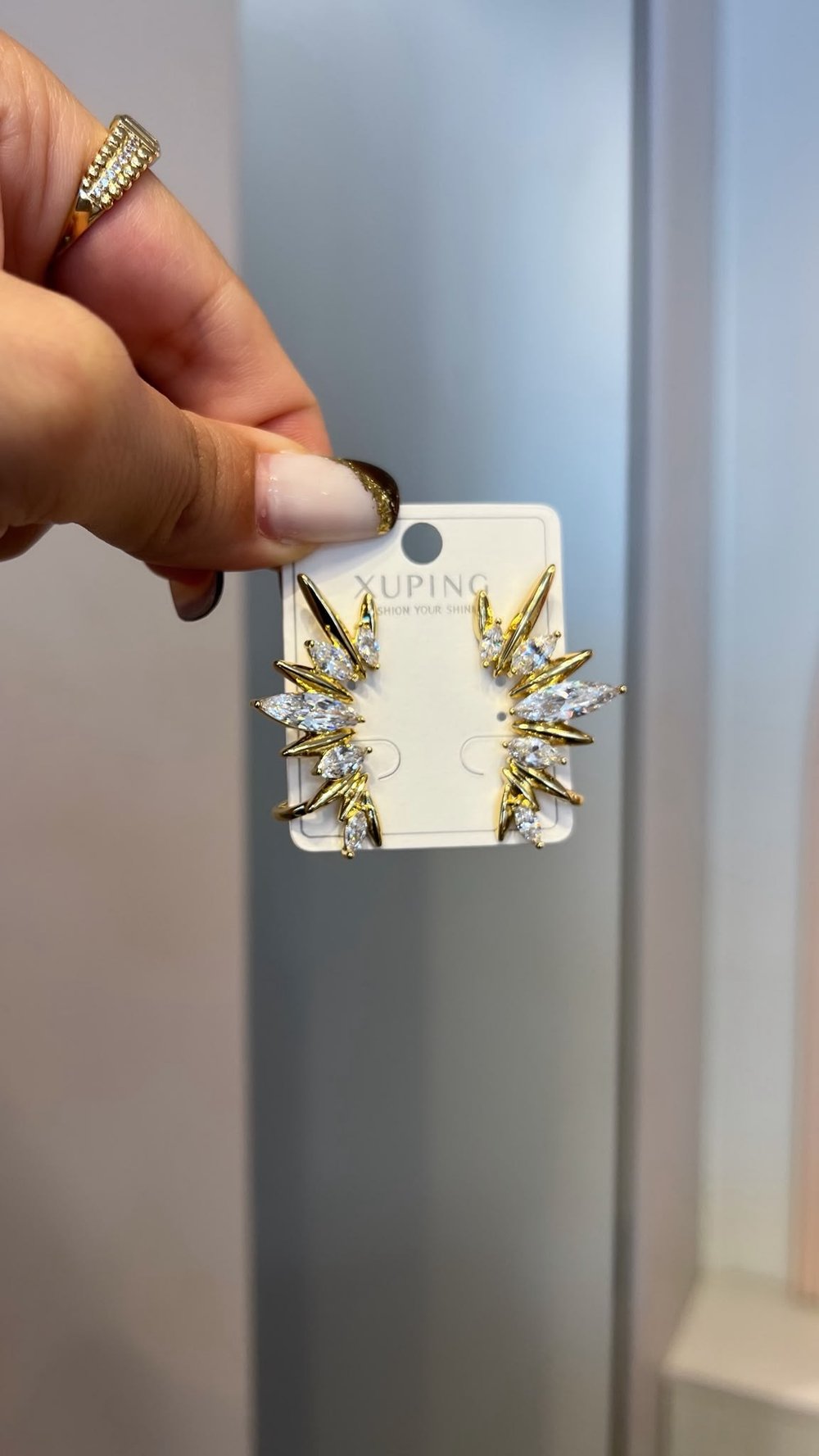 Özel Seri 14K Çoklu Görünüm Taşlı Küpe