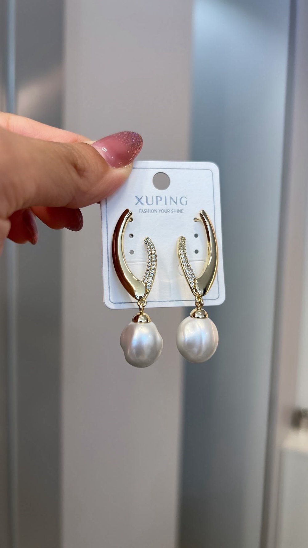 Özel Seri 14K Sallantılı İnci Küpe