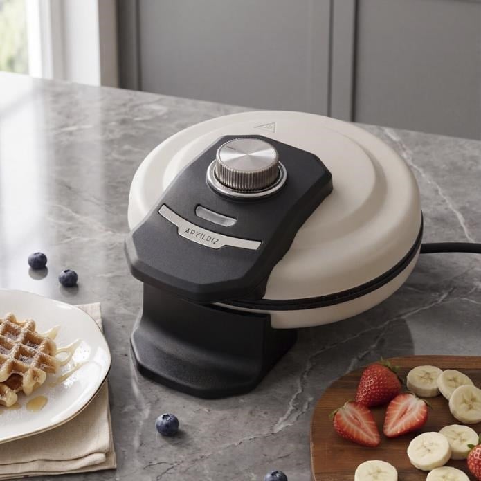 Aryıldız Atelier Waffle Makinesi Krem