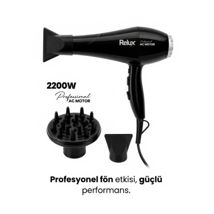 Relux RHD2200 Procare Comfort AC Motor Saç Kuruma Makinesi 2200w