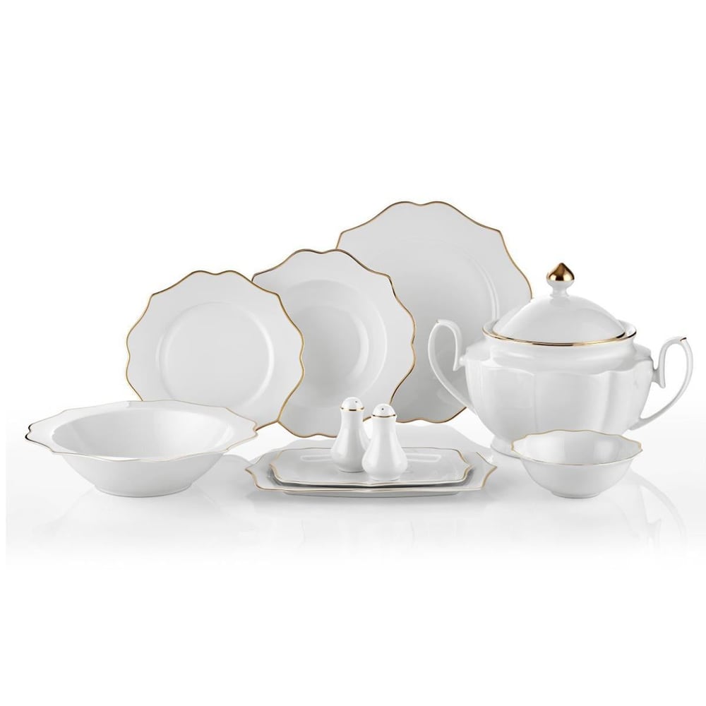 Royal London Diana Gold 60 Parça Yemek Takımı