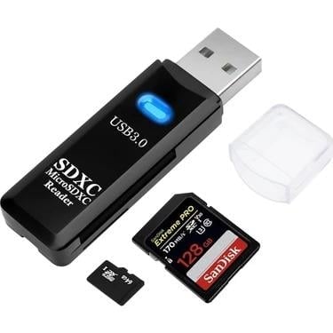 2in1 Usb 3.0 Micro Sd Hafiza Karti - Tf Kart Okuyucu Hub Adaptör Veri Aktarici