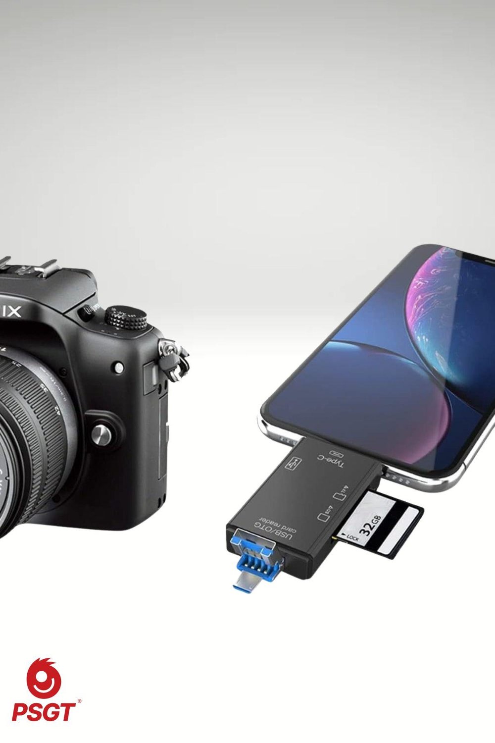 6 in 1 OTG USB kart okuyucu USB0,3 type-c/TF/SD hafıza kartı Laptop aksesuarları adaptörü