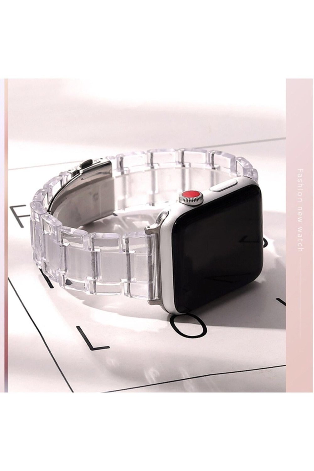 Apple Xiaomi Watch Seri 2/3/4/se/6/7/8/9/10/11 Uyumlu Paslanmaz Çelik Reçine Kordon
