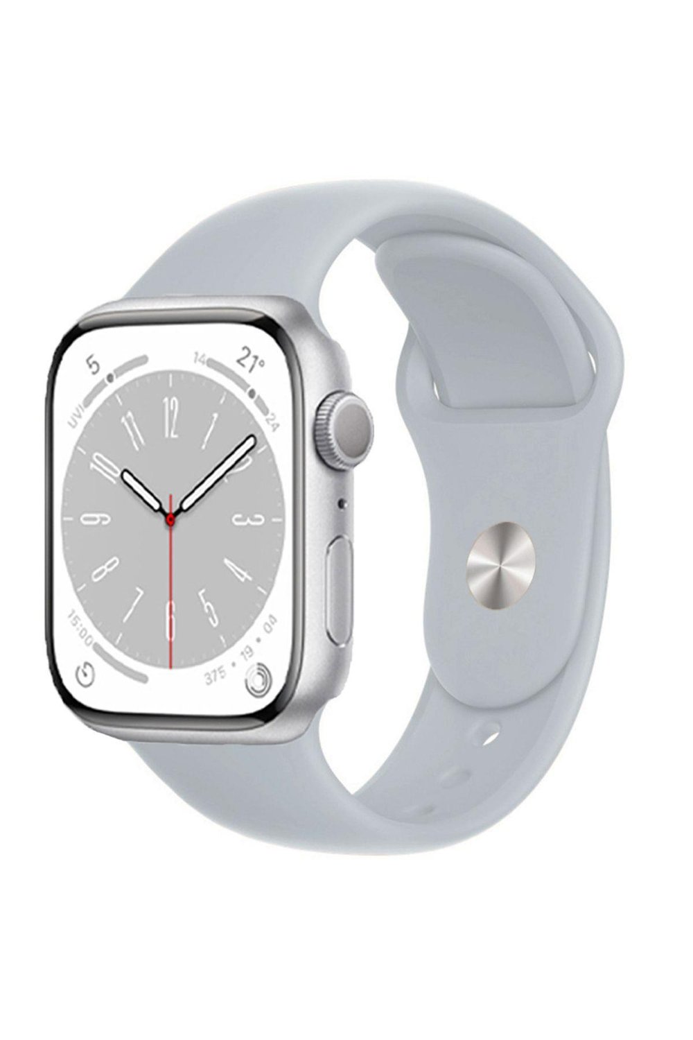Apple Watch Uyumlu Seri: 1/2/3/4/5/6/se/7/8/9/10/11 Silikon Kordon A++