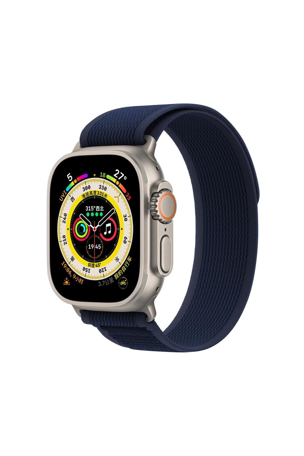 Apple Watch Uyumlu Seri 1/2/3/4/5/6/se/7/8/9 Ultra/ultra2 42/44/45/49mm S10-11(46MM) Kordon Trail 42