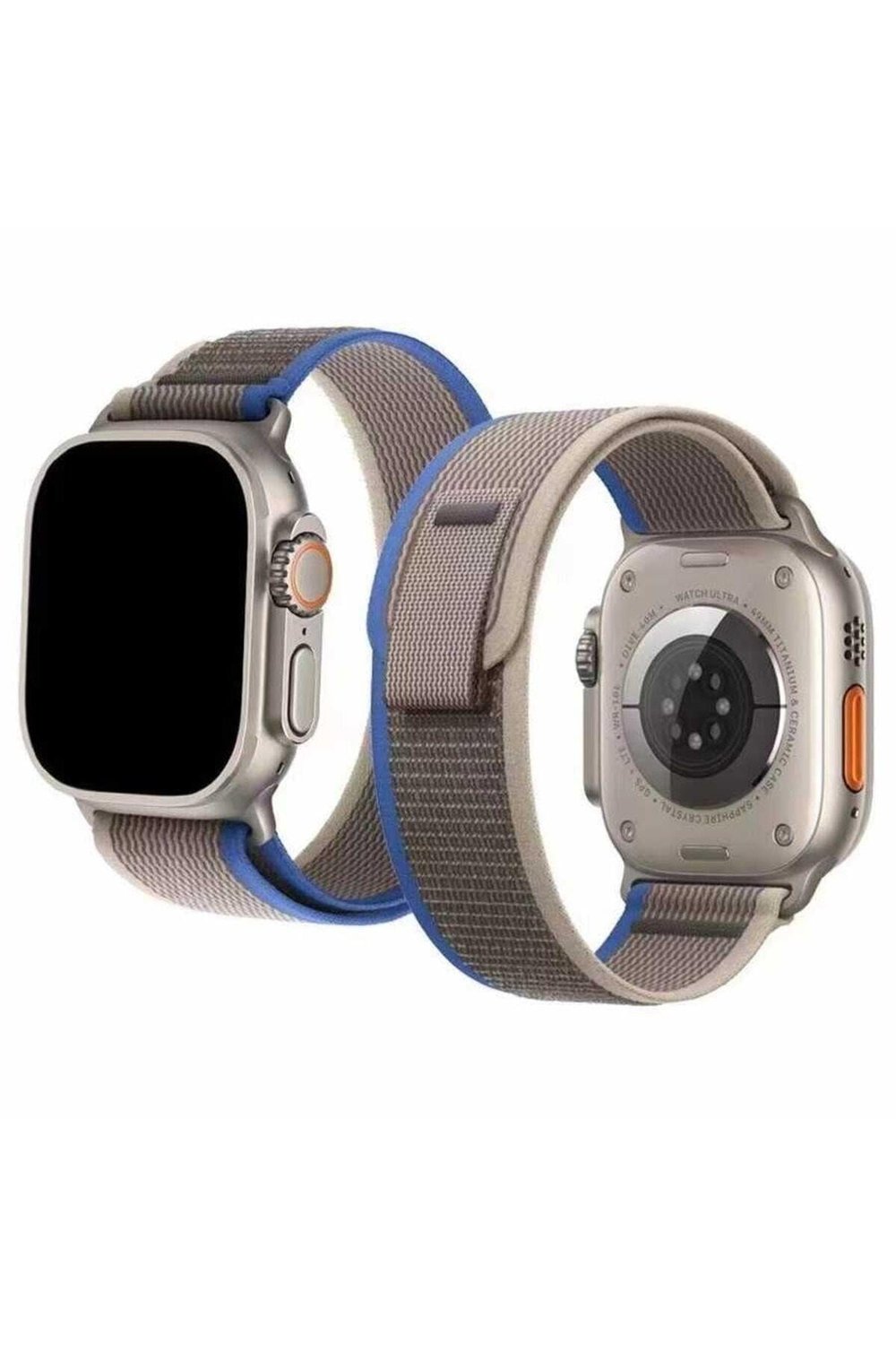Apple Watch Uyumlu Seri 1/2/3/4/5/6/se/7/8/9 Ultra/ultra2 42/44/45/49mm S10-11(46MM) Kordon Trail 42