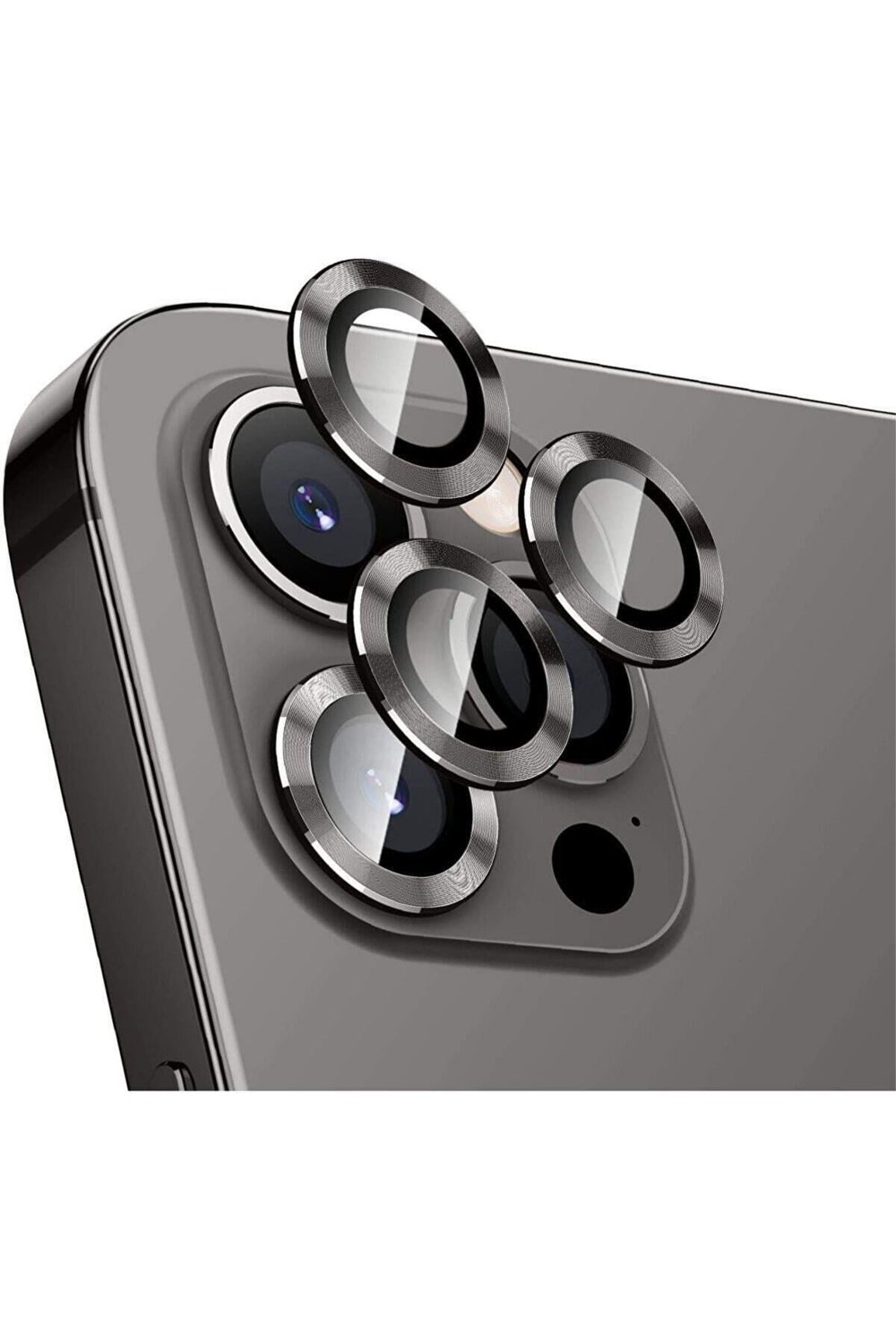 Iphone 12ProMax Uyumlu Alüminyum Alaşım 3d Kamera Lens Koruyucu