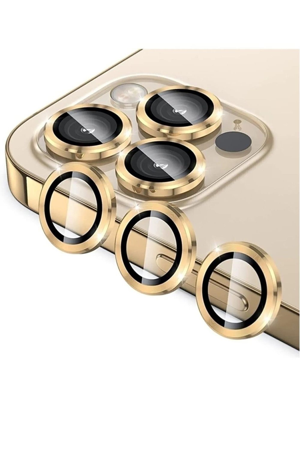 Iphone 14 Pro Uyumlu Ve Iphone 14 Pro Max Uyumlu Metal Kamera Lens Koruyucu