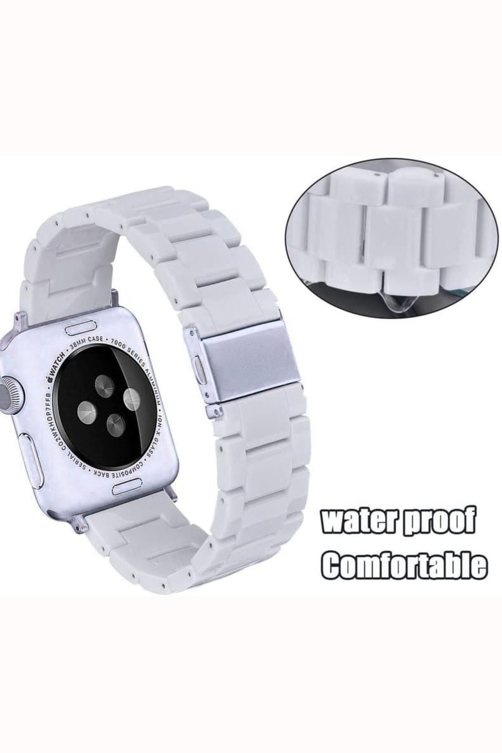Apple Xiaomi Watch Seri 2/3/4/se/6/7/8/9/10/11 Uyumlu Paslanmaz Çelik Reçine Kordon