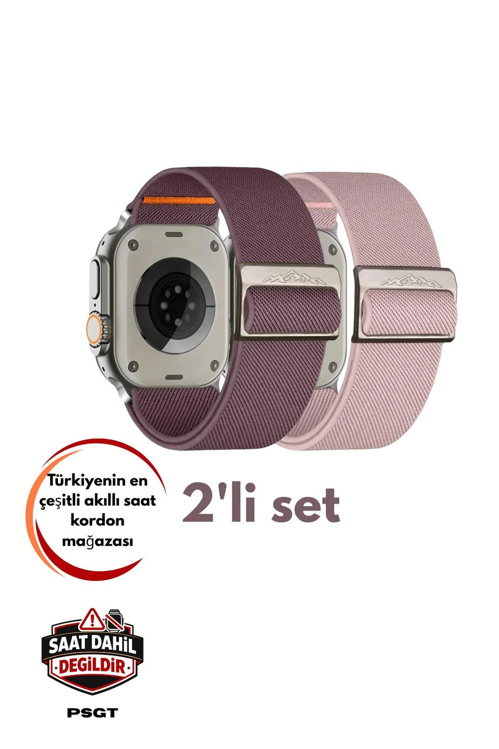 Set 2li Watch Band Uyumlu Climber Kordon Sport Kayışı