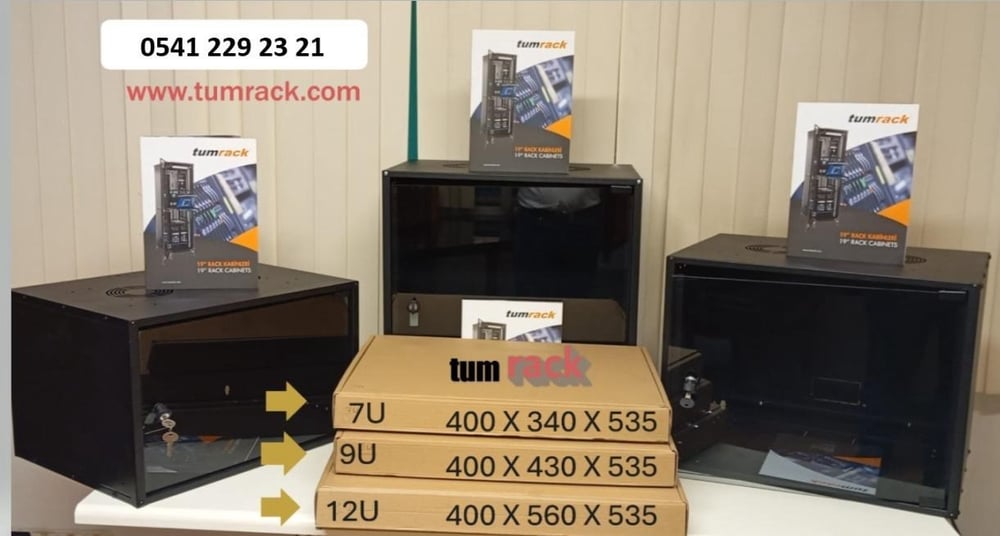 7U, 9U, 12U Rack Kabinetler ( Demonte )