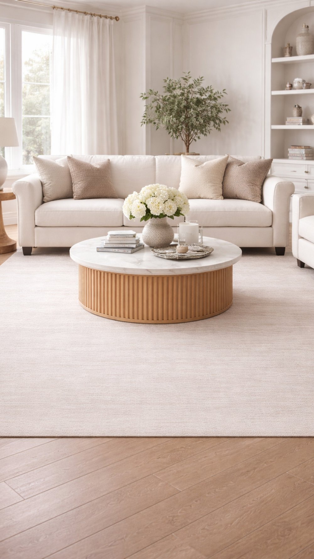 By Özer Halı Bej Renk Modern Stil Akrilik İplik Pigment Tone TN02 Salon Halısı